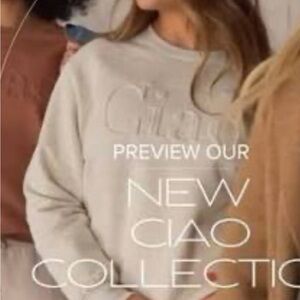 Lates By Kate Ciao Oatmeal Sweatshirt